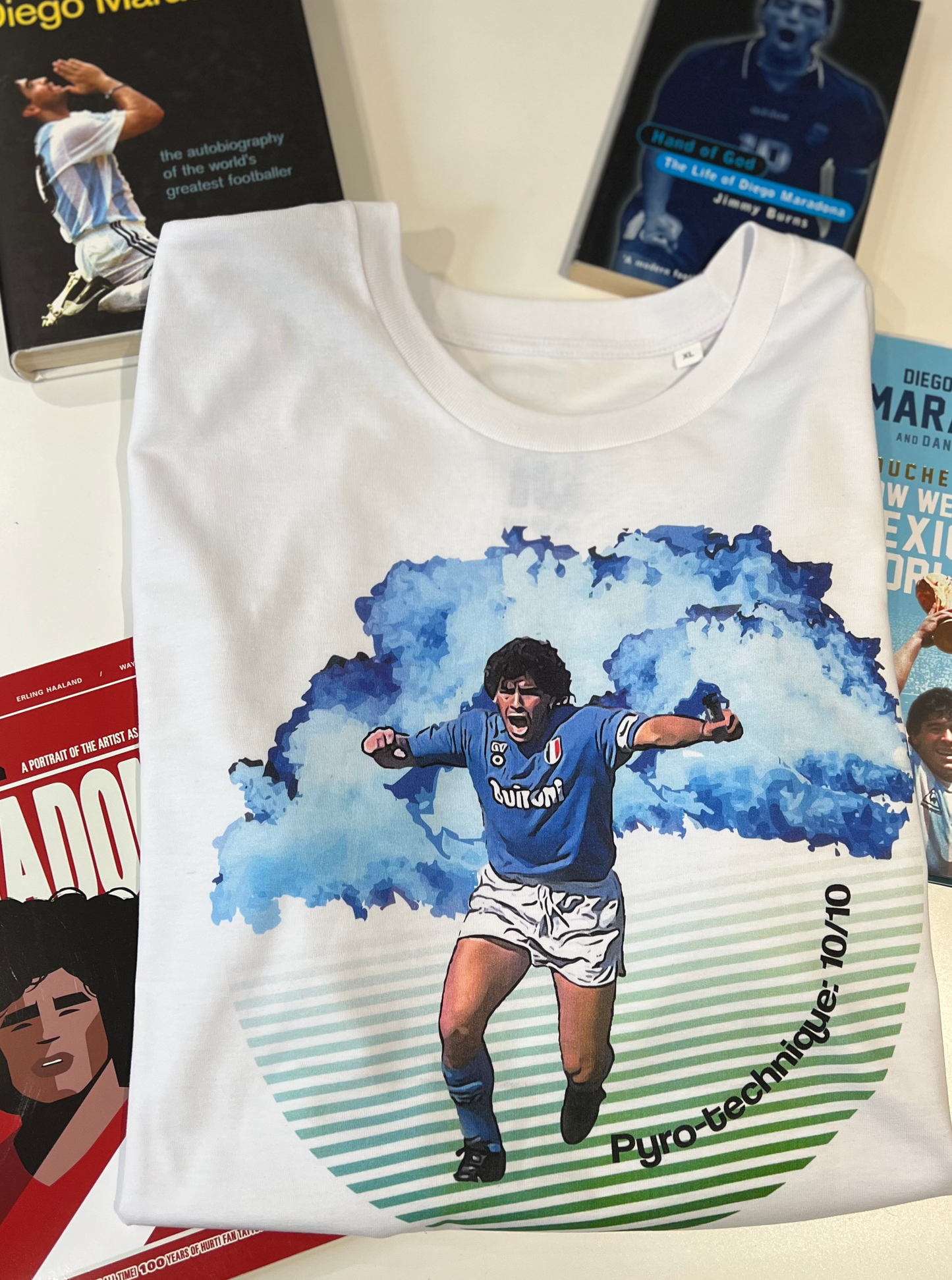 Pyro-technique: Maradona